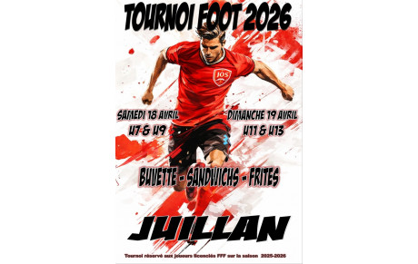 Tournoi de Juillan 18 et 19 avril