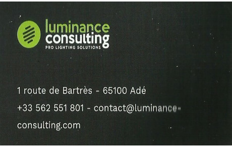 LUMINANCE CONSULTING 1 ROUTE DE BARTRES 65100